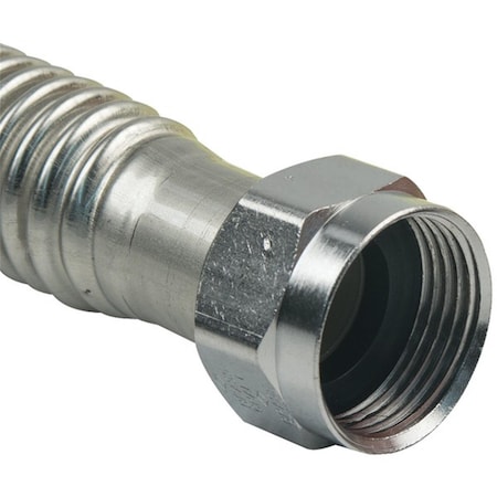 Gardencontrol ProCoat Stainless Steel Water Heater Connector 18 in. GA821580